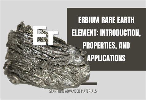 erbium tige|Erbium: The Essential Rare Earth Element in Tech & Medicine.